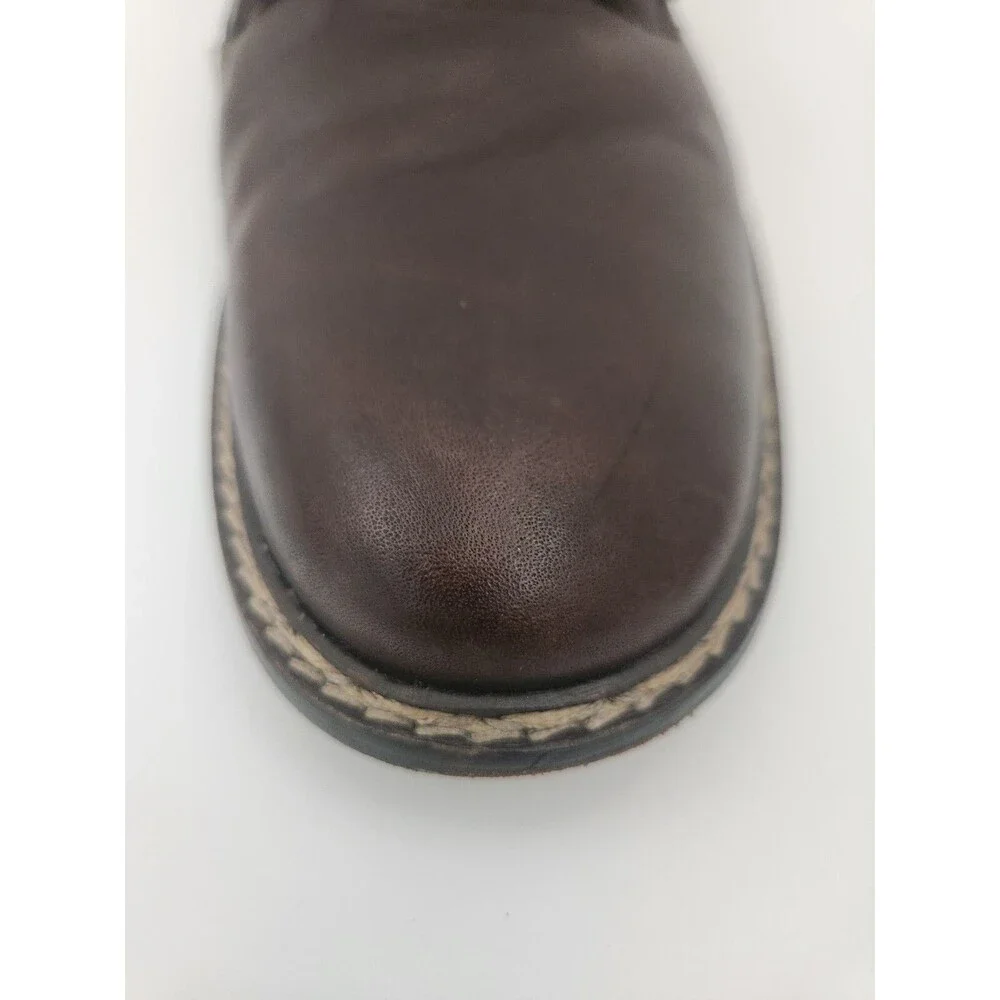 John Varvatos Size 9 M Brown Oxford Leather Dress Shoes Men